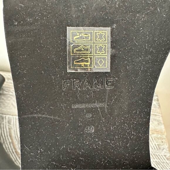 Frame-Women's Le Holland Leather & Rubber Chelsea Black Boots - Picture 8 of 10